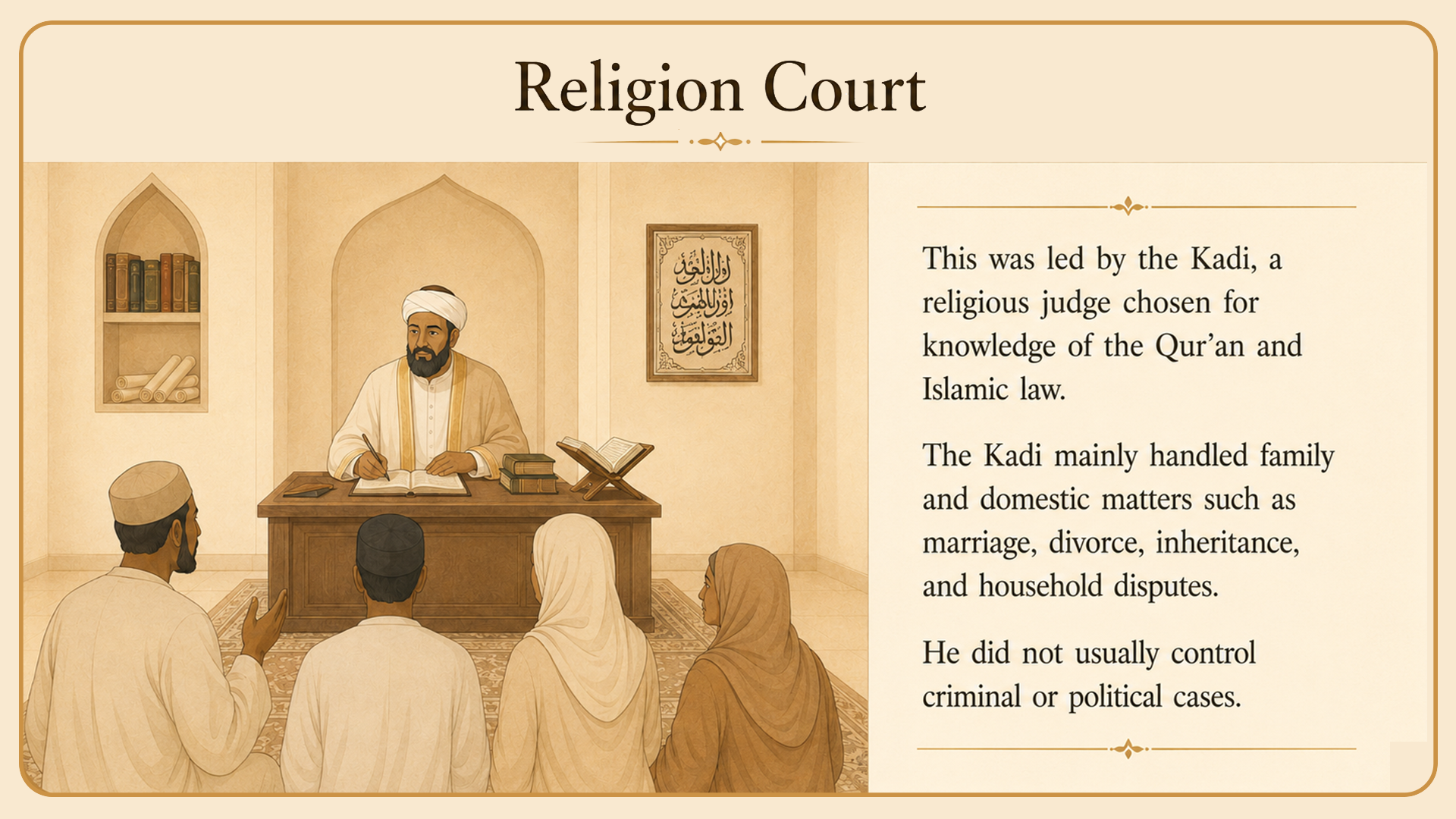 Religion Court slide 2