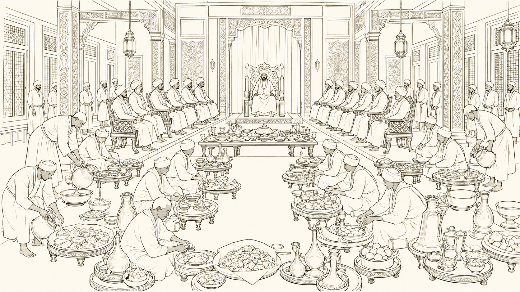 Royal banquet home visual